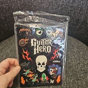 2008 NEW Retro Genuine Guitar Hero Original Stickers Decals